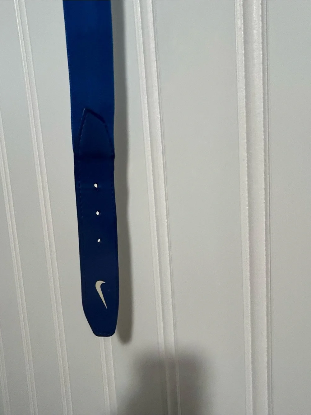 Nike adjustable belt blue elastic